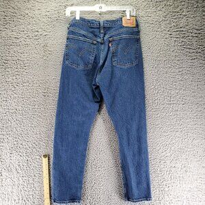 Levis Jeans Womens 31 Blue 501 Skinny High Rise Button Fly Stretch Denim
